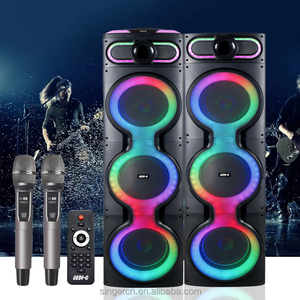 Altavoz GD-3110, Nuevo Altavoz de Alta Potencia con Tres Altavoces de 10 Pulgadas, Sonido de Calidad, Altavoz Inalámbrico con Luces de Colores para Fiestas - Product Image 6