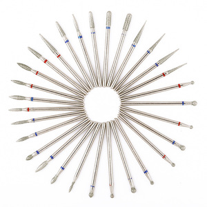 Juego de 30 Brocas para Uñas de 2.35mm, Acero Inoxidable, Limpiador de Cutículas, Cepillo para Polvo, Herramientas de Pulido - Product Image 2