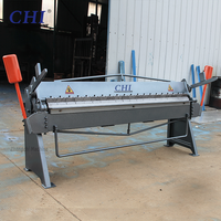 Machine à cintrer les tôles, plieuse manuelle pour conduits HVAC, machine à plier les bords de tôles, machine à conduits carrés
