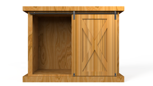 Mini porte coulissante, pièces, <span class=keywords><strong>Kit</strong></span> quincaillerie pour penderie, porte d'armoire en bois - Product Image 4
