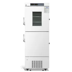 Freezer de refrigerador combinado de laboratório, china, geladeira, microprocessador, controle com temperatura dupla, combinada, para venda