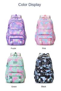 กระเป๋านักเรียนนำเข้าสไตล์ใหม่สำหรับนักเรียนกระเป๋าเป้สะพายหลังพิมพ์โพลีเอสเตอร์กระเป๋าโรงเรียนสำหรับชีวิตประจำวัน - Product Image 5