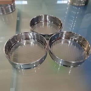 Integrated Welded Seamless Metal Perforated Test Sieve with Anti Fall Frame for Highway Road <b>Aggregate</b> Detection and Sand - Product Image 5