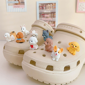 จี้รองเท้าลายสุนัขแบบใหม่ขายดี ตกแต่งรองเท้า DIY อุปกรณ์เสริมหัวเข็มขัดรองเท้า ขายส่งสำหรับร้านรองเท้าและผู้ค้าปลีก - Product Image 5