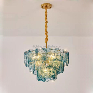 <span class=keywords><strong>Lustre</strong></span> en verre de <span class=keywords><strong>Murano</strong></span> <span class=keywords><strong>vintage</strong></span> français à LED pour salon, chambre à coucher, restaurant, design nordique, décoratif - Product Image 4