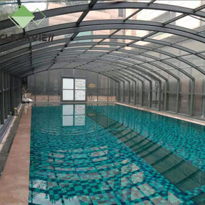 Cubierta Automática <span class=keywords><strong>para</strong></span> Piscina CLEARVIEW, Cubierta Telescópica Motorizada <span class=keywords><strong>para</strong></span> Solárium, Cubierta Retráctil de Aluminio <span class=keywords><strong>para</strong></span> Casa - Product Image 2