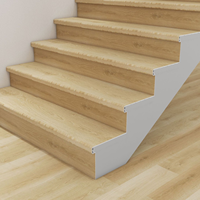 Bande adhésive antidérapante et imperméable en PVC SPC pour marches d'escalier modernes, écologique, pour revêtement de sol intérieur domestique
