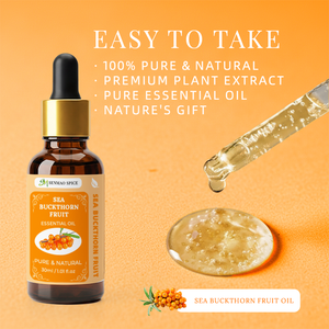 Aceite de Espino Amarillo 100% Puro y Natural Prensado en Frío al por Mayor, Aceite de Semillas de Espino Amarillo para Masajes Corporales y Capilares - Product Image 3