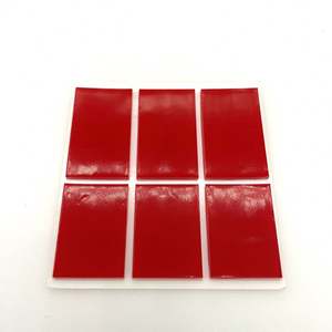 Ruban adhésif double face en acrylique rouge, haute adhérence et transparent, idéal pour la pose automobile et les travaux manuels - Product Image 2