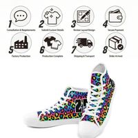 Chaussures en toile à lacets personnalisées avec logo d'équipe imprimé sur demande, fabrication directe d'usine, OEM ODM, chaussures personnalisées avec nom, FN024-26027055-7