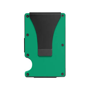 Slim Minimalist Wallet Men with Metal Credit Card Holder Money Clip Aluminium Moneyclip Men's Wallets Money Clips for Men - Product Image 2