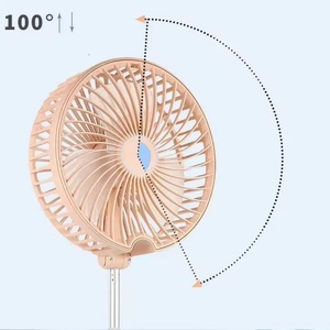 Ventilador de Escritorio Recargable y Plegable, Ventilador de Pie Telescópico Portátil de 6 Pulgadas, 3 Velocidades, Súper Silencioso, Altura Ajustable - Product Image 5