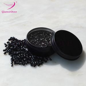 50g Italie Kératine Colle Grains Blanc/Noir/Marron Kératine Hot Melt Fusion Bâtons Perles pour I/U/V/Extensions de Cheveux <span class=keywords><strong>à</strong></span> Pointe Plate - Product Image 2