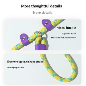 Nuovo Guinzaglio Regolabile P-Rope Anti-Trazione per Cani di Taglia Media e Grande, Guinzaglio Antiesplosione per Passeggiate all'Aperto - Product Image 5