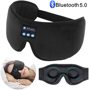Masque de sommeil 5.4 avec écouteurs sans fil intégrés, design 3D, protection oculaire intelligente et blocage de la lumière (ajustement personnalisé) - Product Image 5