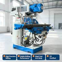 Machine de perçage et de fraisage robuste WELLON UM1460, haute rigidité, guides usinés, lubrification centralisée automatique, broche ISO50, 380V