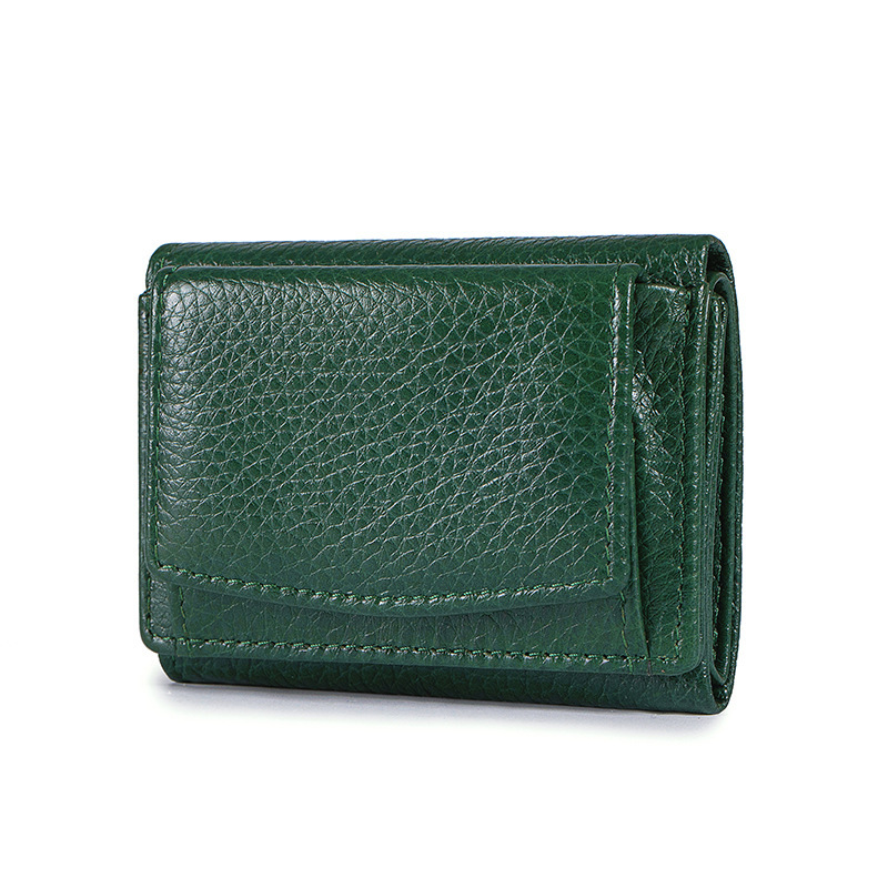 Dark green-full top layer cowhide inside and outside