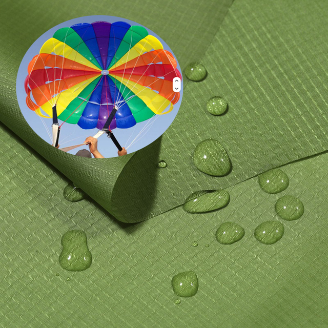 20D 30D Nylon 66 Strong Tear Resistance Fastness Paraglider Fabric Waterproof Outdoor Parachute Fabric