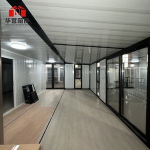 Casa Container 20FT 40FT con Tetto Piatto Australiano, 2 Camere da Letto, Prefabbricata, Mobile ed Espandibile per Ville e Hotel, Costruzione in Acciaio - Product Image 4