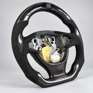 Volant sport 3 branches en fibre de carbone avec éclairage LED pour BMW Série 3 (F30/F20/F21/F22) et Série X (sans airbag) - Product Image 1