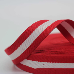 Özelleştirilmiş gökkuşağı tahıl çizgili elastik bant için koşu ayakkabıları brüt grogren şerit naylon karton jakarlı dokuma kayış - Product Image 4