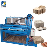 Machine de moulage de pulpe pour barquettes à œufs en papier recyclé Shunfu 380V 50Hz 1000-1200 pièces/heure