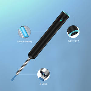 Ferramenta otoscópio visual sem fio, 5mp wifi usb do preço da boa qualidade com cabeça de silicone - Product Image 5