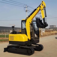 Mini Excavator Excavator Digger Dengan Hammer/thumb Bucket/log Grab Aksesoris Opsional