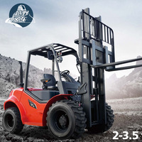 Chariot élévateur tout-terrain 4x4 moins cher avec cabine ROPS