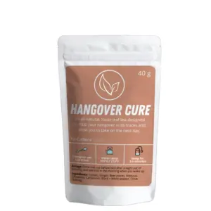 100% Natural Hangover Cure Tea With Herbal Beat A Hangover And Leave You Feeling Fresh To Take On The Next Day