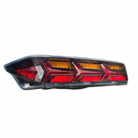 Feux arrière LED rouges 12V d'occasion de haute qualité pour Lamborghini Aventador, système d'éclairage automobile