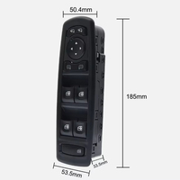 Commutateur de fenêtre principal QSF Power 254000006R 7700817337 compatible avec Renault Fluence 2008-2016