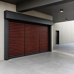Porte de garage électrique en aluminium, porte rapide spirale turbo peu encombrante pour maison mitoyenne ou villa - Product Image 5
