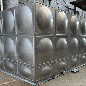 Réservoir d'eau en acier inoxydable de grande capacité, réservoir d'eau galvanisé à chaud, réservoir d'eau en acier inoxydable 304 de qualité industrielle, sur mesure - Product Image 6