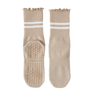 Calzini da Yoga Pilates e Trampolino in Cotone Traspirante Antiscivolo con Balza Personalizzati di Fabbrica Vendita Calda - Product Image 5