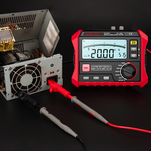 Habotest HT5205 цифровой тестер сопротивления изоляции тестер непрерывности с гнездом для измерителей сопротивления - Product Image 6