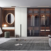Armoire de chambre à coucher moderne minimaliste Lesso Home Design, armoire blanche avec porte coulissante, armoire de luxe pour hôtel