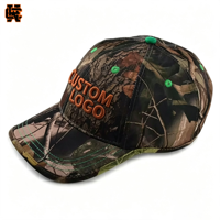 Casquette de baseball camouflage à 6 panneaux, logo brodé 3D personnalisé, unisexe, sports de plein air, gorras, vente en gros