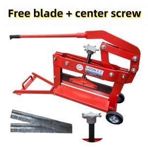 Machine à découper les briques manuelle portable, équipement de fabrication de briques en béton autobloquantes avec moteur, fonctionnement manuel - Product Image 5