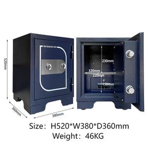 Lớn Xuất Khẩu An Toàn Xác Thực Vân Tay Chống Cháy Chống Trộm Hộ Gia Đình Đơn Vị Nặng Đôi Khóa An Toàn - Product Image 3