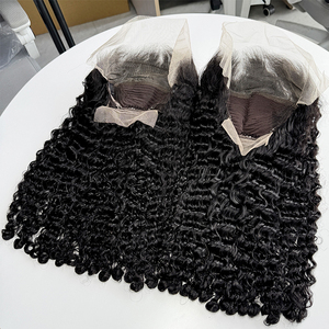 HD Lace Burmese Curly <b>Wig</b> Human Hair Natural Black Soft Full Curls Pre Plucked Natural Hairline Full Density - Product Image 1