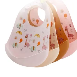 Wasch bares neues Baby wasserdichtes Lätzchen Eco-Life Hot Sale Umwelt freundliches Bpa Free Feeding Silikon Lätzchen für Babys