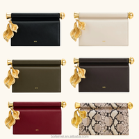 Tas Clutch Wanita Dekoratif Logam Motif Bunga Jwpei, Tas Desainer Wanita Merek Terkenal Gaya Mewah, Untuk Dijual oleh Blogger Fashion