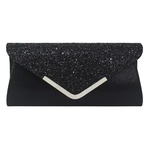 2022 New Large Capacity Fashionable Flash Material Pu Ladies Shoulder Bag Handmade All Match Clutch Evening Party Bag For Woman