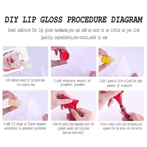 Base de Gel Brillante para Brillo Labial <span class=keywords><strong>Sutom</strong></span> Logo, 7ml, 5 Colores, para DIY, Venta al por Mayor - Product Image 5