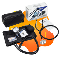 Tensiomètre anéroïde médical classique économique, approuvé ISO et CE, le plus populaire, avec stéthoscope intégré
