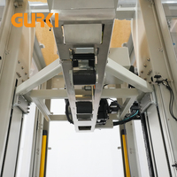 Machine de scellage et d'étiquetage automatique de cartons de boissons GURKI GPETB-40 avec ruban adhésif électrique, entraînement supérieur et inférieur