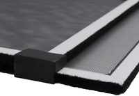 Moustiquaire de fenêtre en fibre de verre à cadre en aluminium, extensible et coulissante, directement de l'usine
