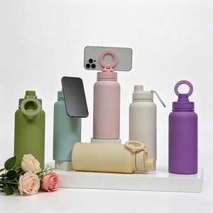 Botellas de Agua Deportivas al por Mayor, Aisladas al Vacío, de Acero Inoxidable de Grado Alimenticio, para Sublimación, con Tapa Magnética - Product Image 3