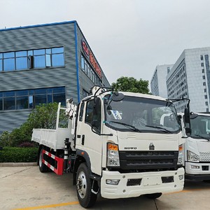 ราคาโรงงาน รถบรรทุกเล็ก HOWO 4x2 พร้อมเครนบูมพับได้ 5 ตัน สำหรับขาย - Product Image 6